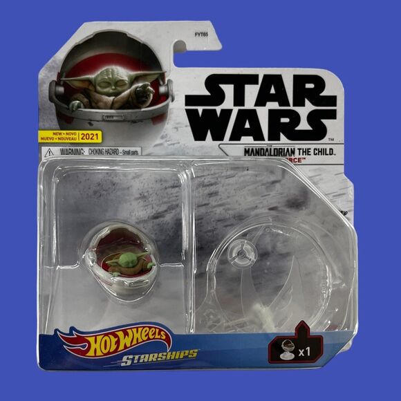 Hot Wheels Star Wars Starships 2021 Die Cast Mandoleran The Child Grogu - Picture 1 of 4